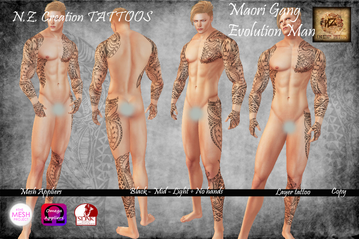 Maori Gang Evolution Man - box