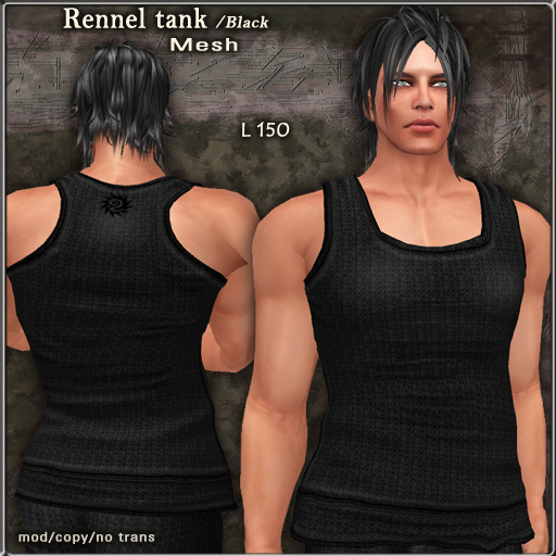 Rennel Mesh Tank /black