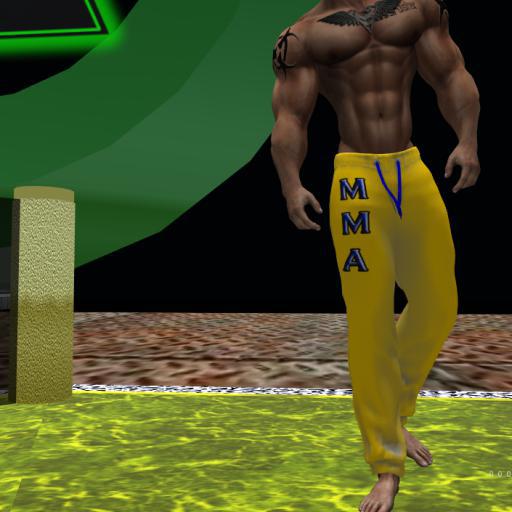  JTC Sweat Pants Yellow MMA[BOX] AESTHETIC 