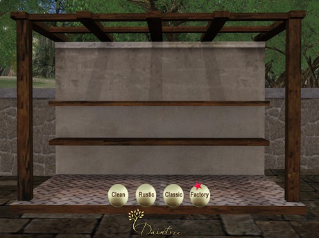 Second Life Marketplace - Daintree:. Gacha Market Stall [Texture Change]