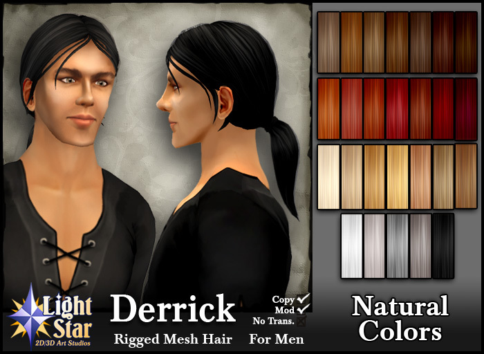 *LightStar-Hair-Derrick-Natural Colors