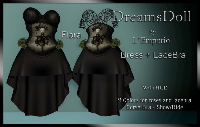 L'Emporio-::*Dreams Doll*::  -Flora- Dress
