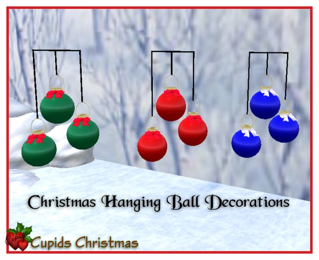 Hanging Christmas Balls Decor