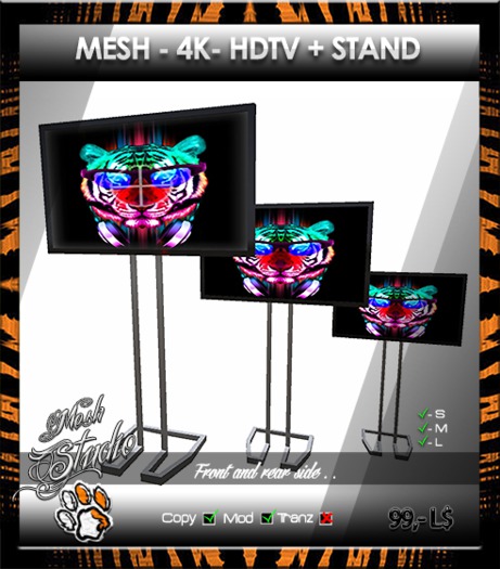 .:CT:. Mesh-HDTV-Stand-Boxed:.