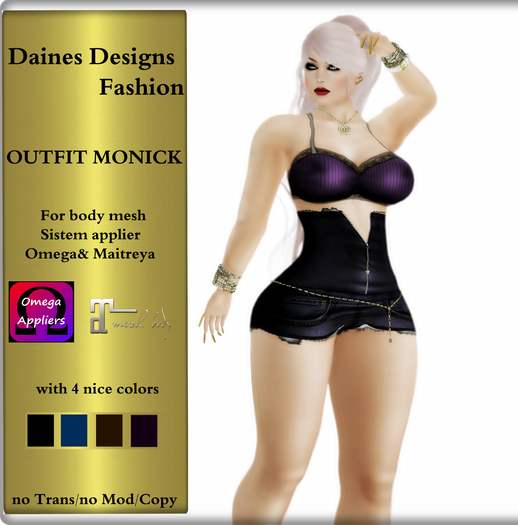 DAINES DESIGNS - OUTFIT MONICK - OMEGA&MAITREYA APPLIER