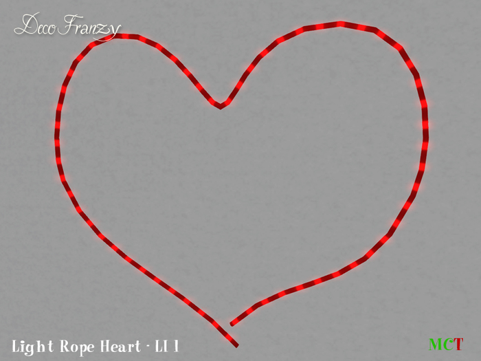 ~DecoFranzy~ Light Rope Heart (MC) 