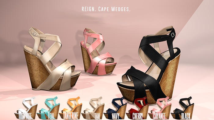 REIGN.- CAPE WEDGES- Fatpack