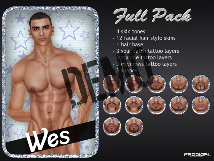 * Prodigal * Wes skin/shape DEMO