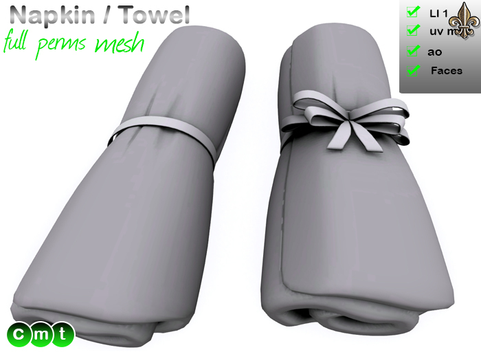 -----LS Inc. Full Perms Napkin / Towel ----- 