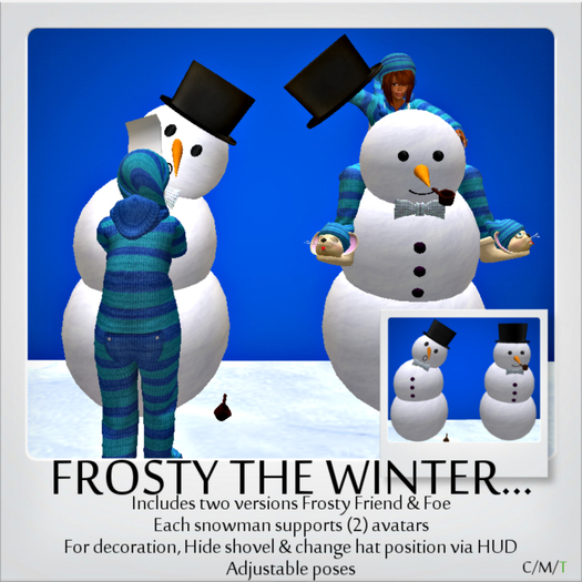 [Pose/Prop] - Frosty The Winter....w/ HUD