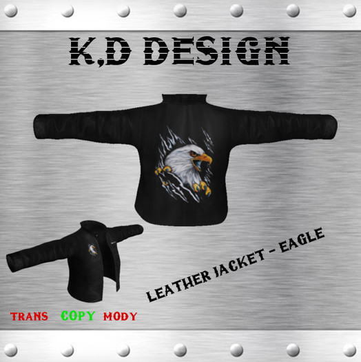 K.D - Design-Leather Jacket Eagle DEMO