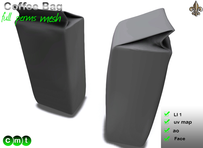 -----LS Inc. full perms Coffee Bag -----