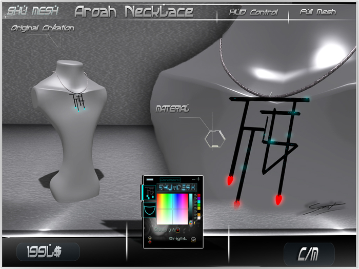 Aroah NeckLace -Shu Mesh-