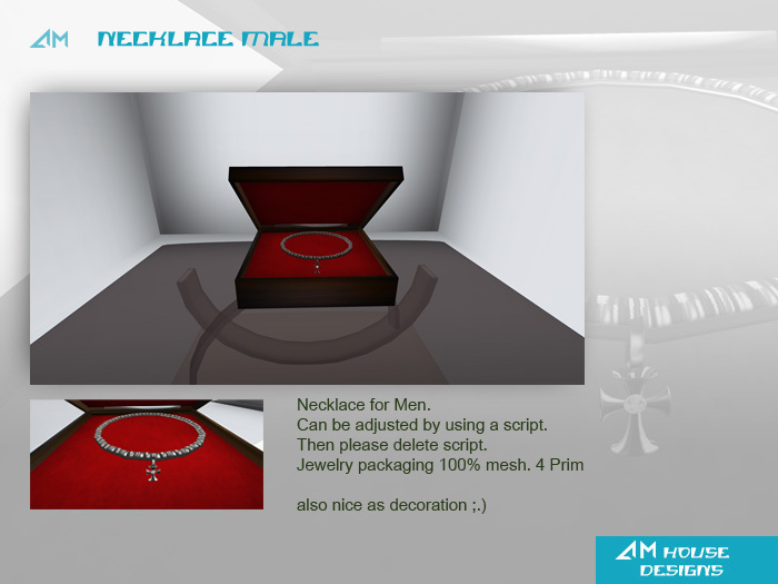 AM- Necklace for men ( Box )