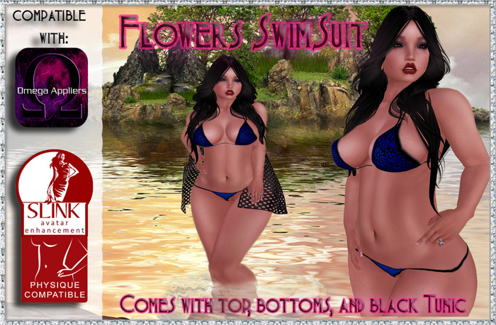 *MB* Flowers SwimSuit  boxed