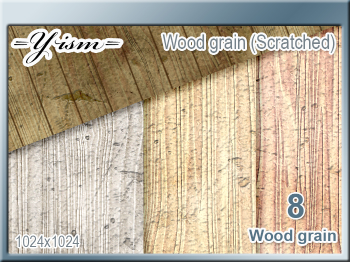 =Y= Wood grain texture (Scratched)