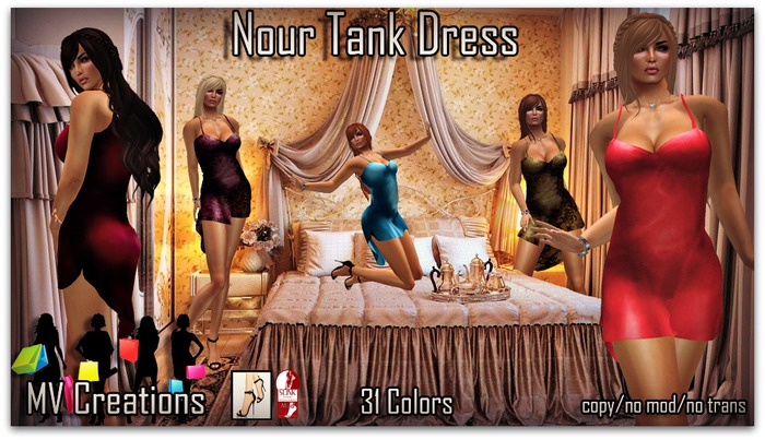 Nour Lingerie Tank Dress
