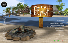 .:: AM ::. Outdoor Campfire - Scripted - Realistic flames - full menu