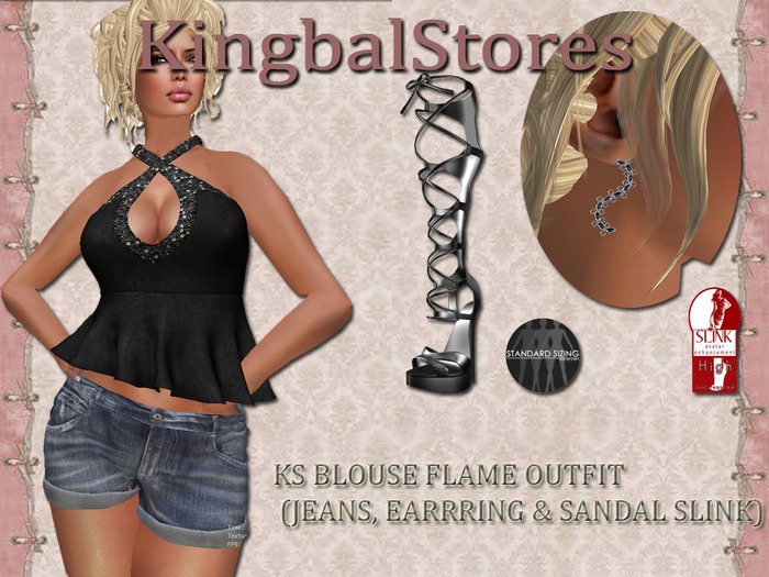 KS OUTFIT BLOUSE & JEANS