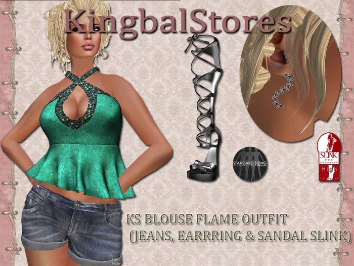 KS OUTFIT BLOUSE & JEANS
