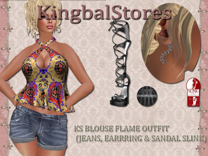 KS OUTFIT BLOUSE & JEANS