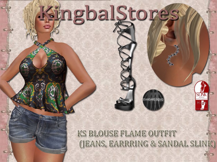 KS OUTFIT BLOUSE & JEANS