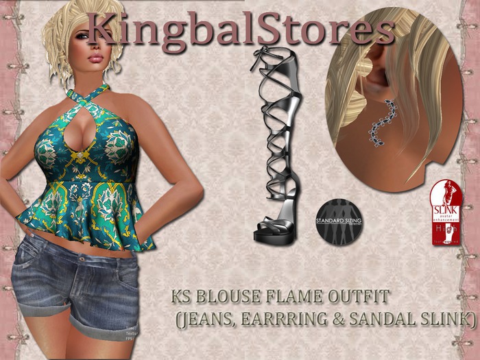 KS OUTFIT BLOUSE & JEANS