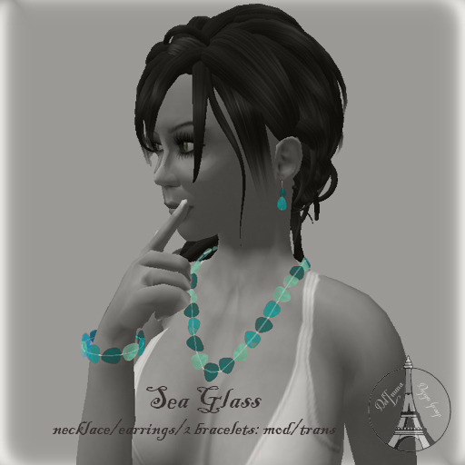 *DelEmma* Seaglass Set: mediterranean