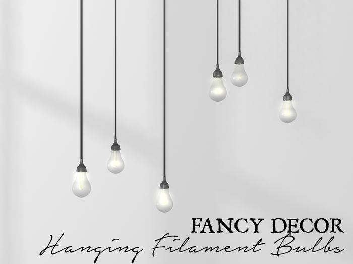 Fancy Decor: Hanging Filament Lights