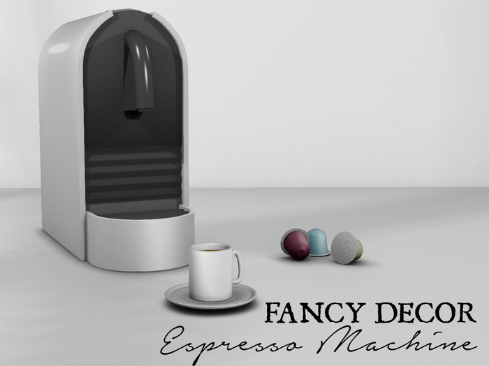 Fancy Decor: Espresso Machine & Accessories