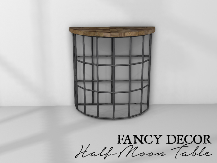 Fancy Decor: Half Moon Wire Table