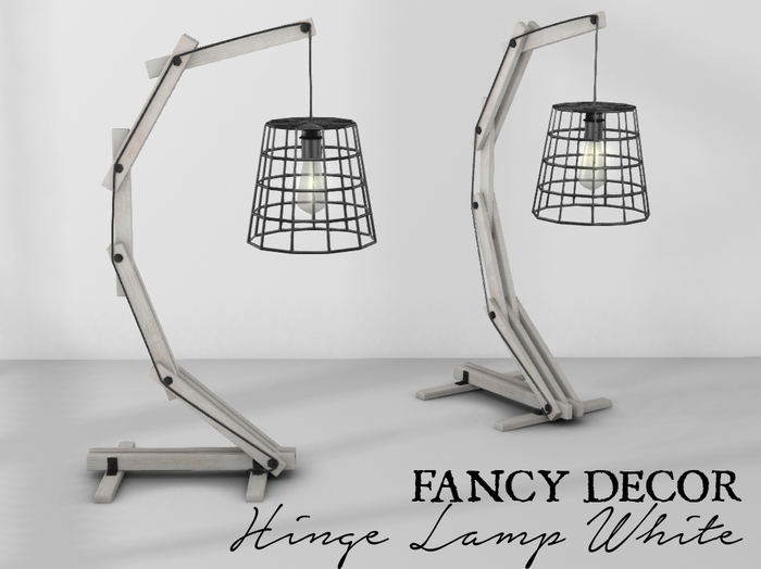 Fancy Decor: Hinge Lamp (White)