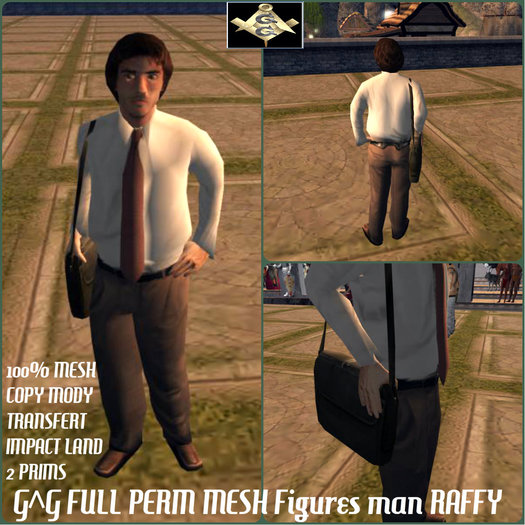 G^G FULL PERM MESH Figures man RAFFY