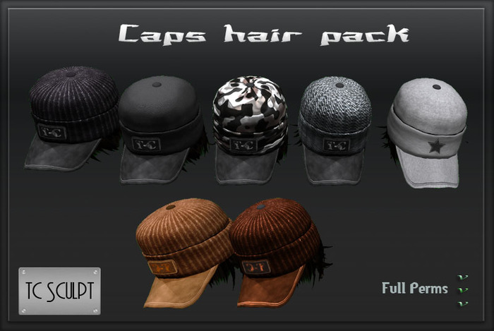 [T-C]Full Perm - Caps hair Pack