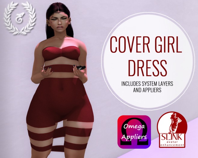 EFH - CoverGirl Dress (red)
