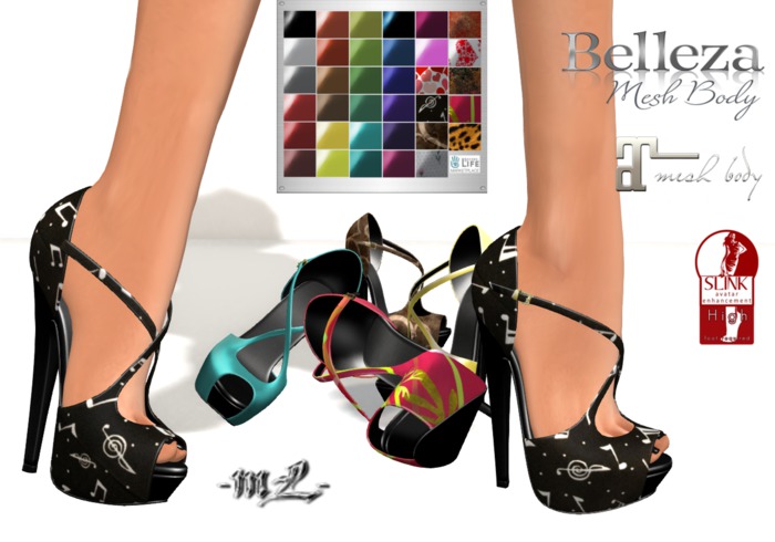 -mL- Nola shoes (slink,tmp,belleza,maitreya) - DEMO