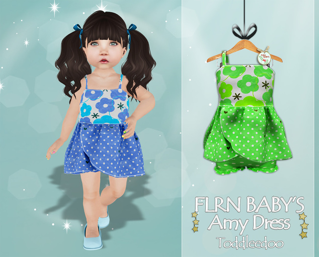 {FLRN Baby's} Amy Dress - V2 Green