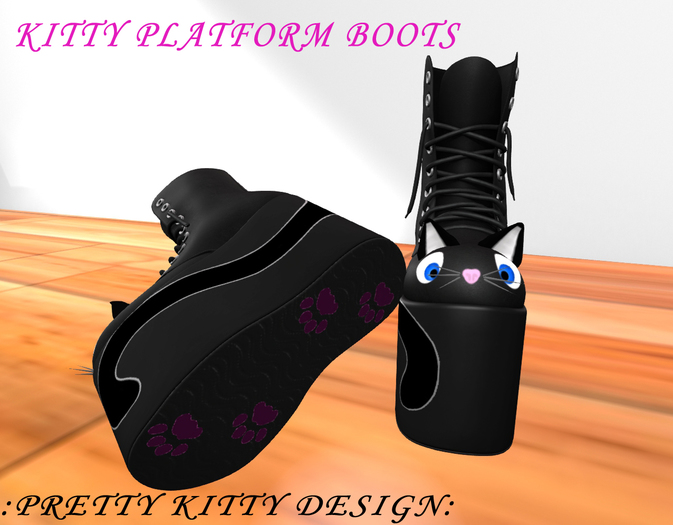 :PKD: Kitty Platform Boots