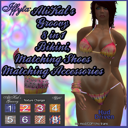 Iffyta AliKat's Groovy Mesh Bikini, Shoes and Accessories