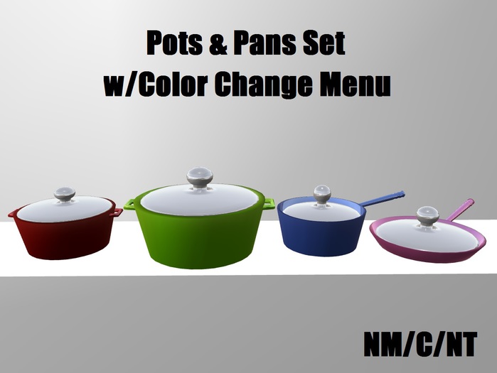 Color Change Pots & Pans Set - Bijou Creations