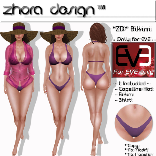 *ZD* Bikini EVE - Purple