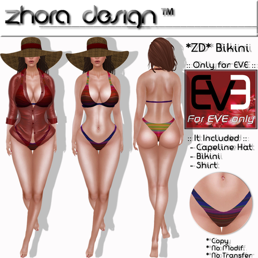 *ZD* Bikini EVE - Colors