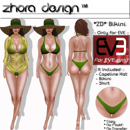 *ZD* Bikini EVE - Green