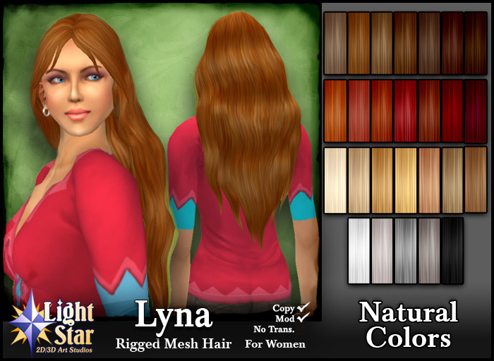*LightStar-Hair-Lyna-Natural Colors