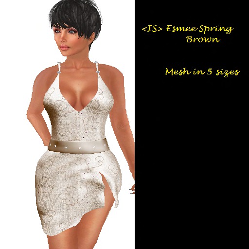 <IS> Esmee Dress Spring Brown
