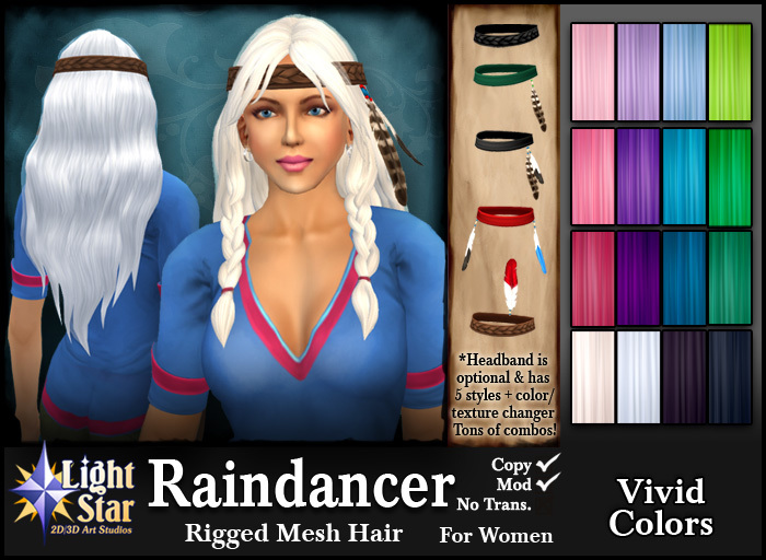 *LightStar-Hair-Raindancer-Vivid Colors