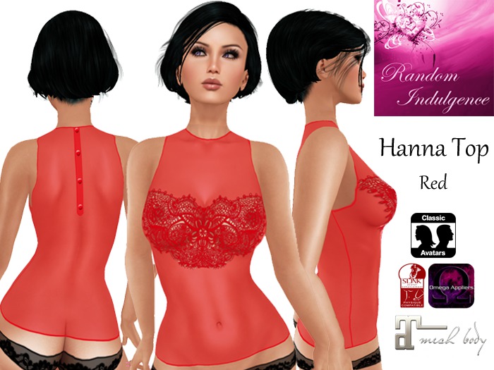 [RI] Hanna Blouse - Red