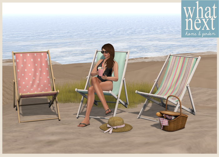{what next) Provence Deckchair (texture-changing) 