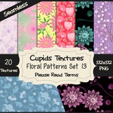 *Cupids Textures * 20 FLOWER PATTERN SET 13