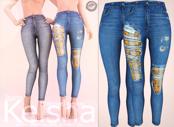 _CandyDoll_ Keisha Jeans - Original Pattern -0